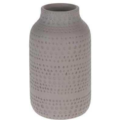 Keramická váza Asuan hnedá, 19 cm