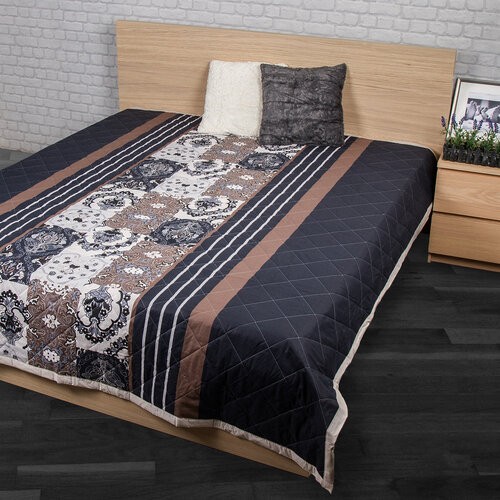 Narzuta na łóżko Paolina szary, 160 x 220 cm