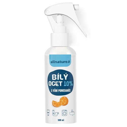 Allnature Biały Ocet w Sprayu Pomarańczowy,  500 ml