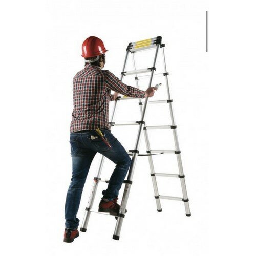 Teleskopický rebrík 2 x 2,8 m