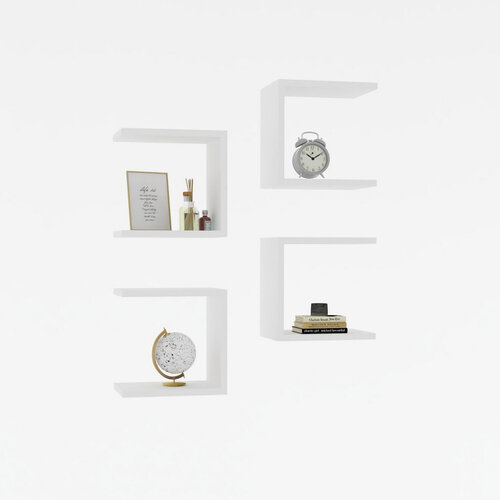 Polica Base White, 4 kos