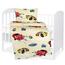Bellatex otroška bombažna posteljnina Agáta RacingCars rumena, 90 x 135 cm, 45 x 60 cm
