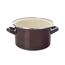 Orion Emajlirana posoda z robom Brown, 2 l