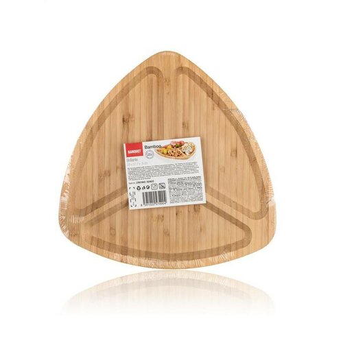 Tavă de servit Banquet BRILLANTE Bamboo, 28 x 27,7 cm