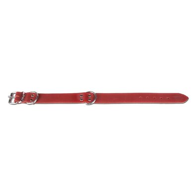Tommi Fettleder Halsband Clyde Rot, 75 x 4 cm