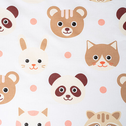 4Home Otroško bombažno posteljnino Cute animals,140 x 200 cm, 70 x 90 cm