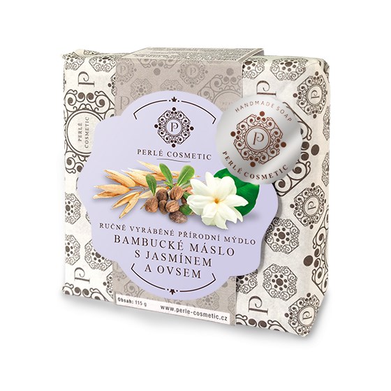 Topvet Mydlo bambucké maslo s jazmínom a ovsom, 115 g