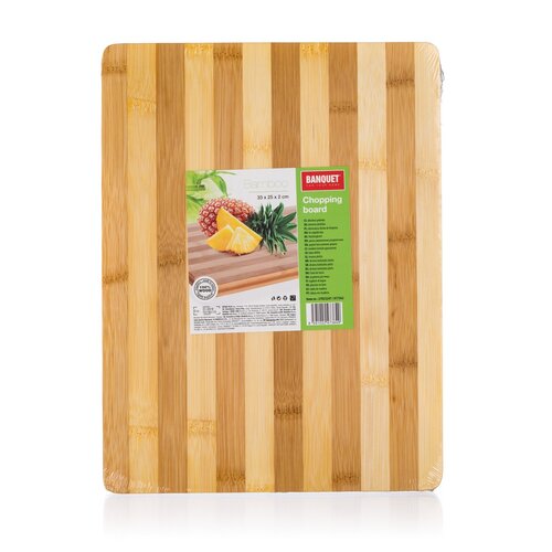 Banquet Prkénko krájecí dřevěné BRILLANTE Bamboo 33 x 25 x 2 cm