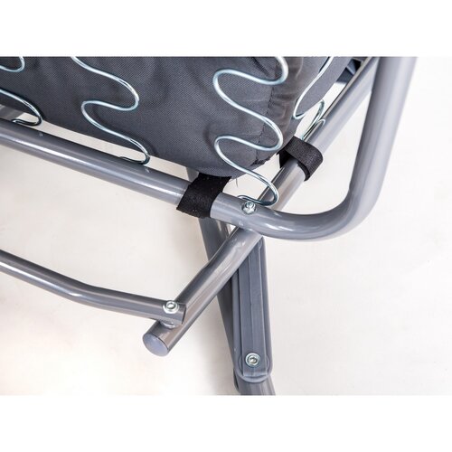 Happy Green Sklopni vrtni stol Manilla 74 x 57 x106 cm, siva