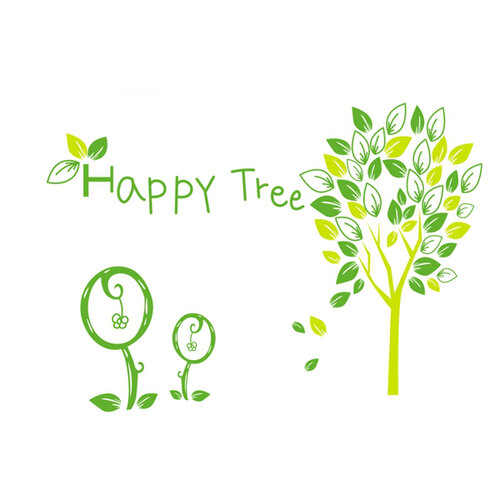 Samolepicí dekorace happy tree 2