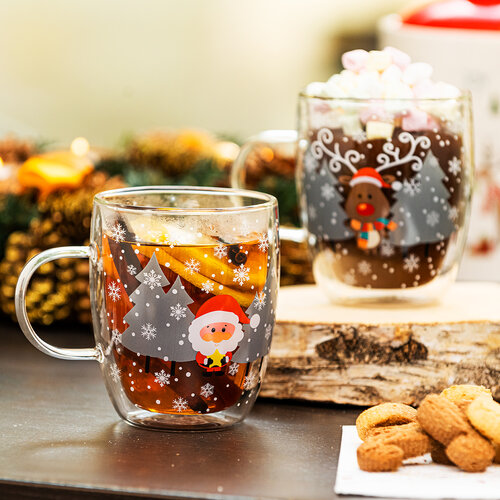 4Home termo skodelica Mug Santa Hot&amp;Cool 270ml, 2 kos