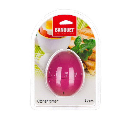 Banquet Minutka – przyrząd kuchenny Culinaria„Jajko”, różowy