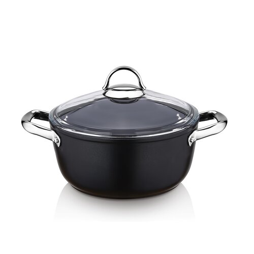4Home 7-dielna súprava riadu s nepriľnavým povrchom Titanium