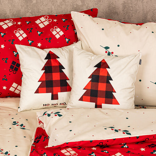 Lenjerie pat din bumbac de Crăciun 4Home Christmas, 140 x 220 cm, 70 x 90 cm