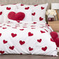 4Home Lenjerie de pat din bumbac Red Hearts , 140x 220 cm, 70 x 90 cm