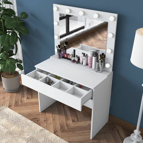 Kozmetický stolík  Aria White