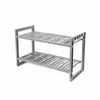 Compactor Verstellbares Regal unter das Waschbecken 30 x 40 cm, hellgrau