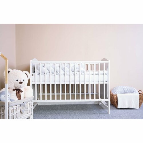 Pătuț pentru copii New Baby Mia, gri