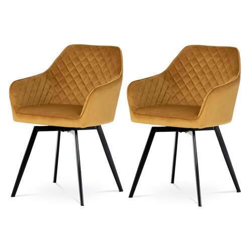 Zestaw krzeseł do jadalni DCH-425 YEL4, 2 szt.