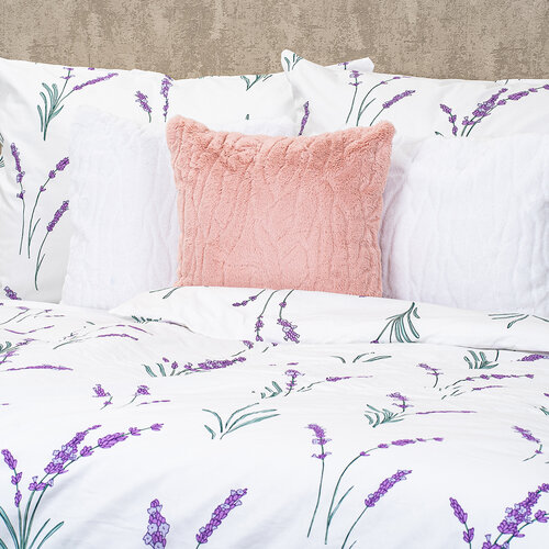 4Home Бавовняна постільна білизна Lavender, 140 x 220 см, 70 x 90 см