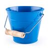 Woody Garten Metall-Eimer 15 x 13 cm, Blau