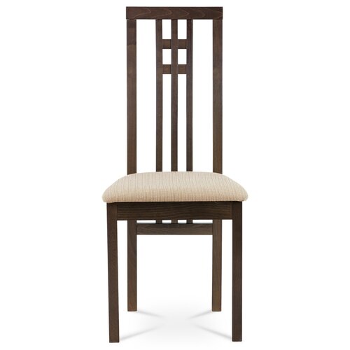 Scaun de sufragerie din lemn masiv BC-2482, nuc