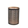 In Decor Металевий підсвічник Line чорний, 12 x 18 см