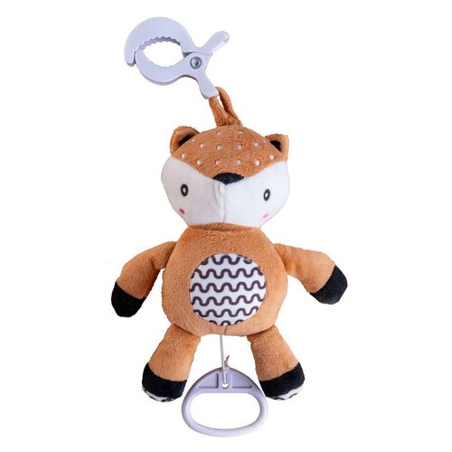 Naťahovací hrací strojček babyted Srnček plyš 30 cm záves na postieľku / kočík