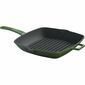 LAVA Metal Tigaie grill din fontă cu capac verde,28 x 28 cm