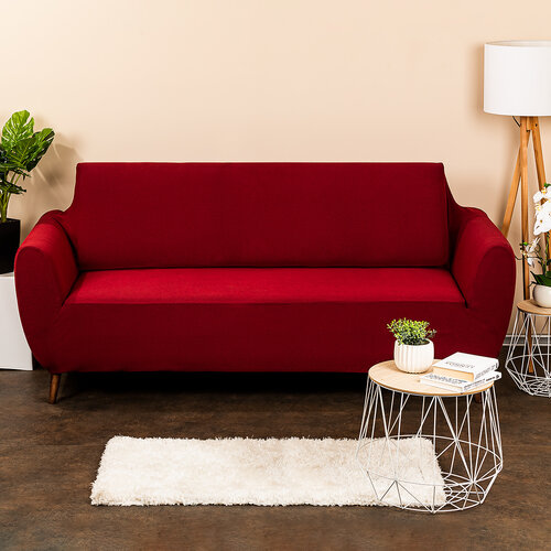 Husă multielastică 4Home Comfort pentru canapea, bordo, 180 - 220 cm