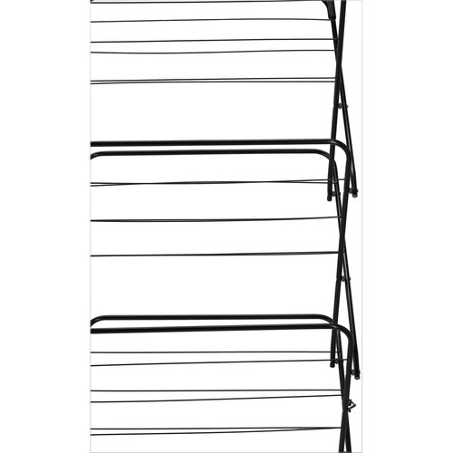 Uscător de rufe Aldotrade CAMILLA negru, 62 x 51 x 136,5 cm