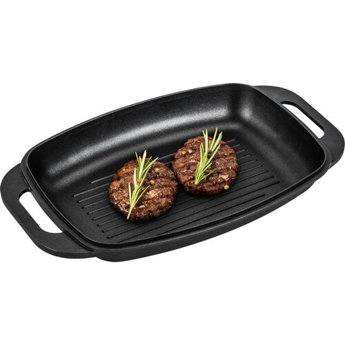 Lamart LT1105 Pekač z pokrovom za žar Double 9 l/3l, črn