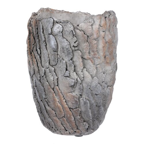 Betonový obal na kvetináč Stone sivá, 16 x 22 cm