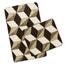 Set covorașe baie Ultra Cube maro, 60 x 100 cm, 60 x 50 cm