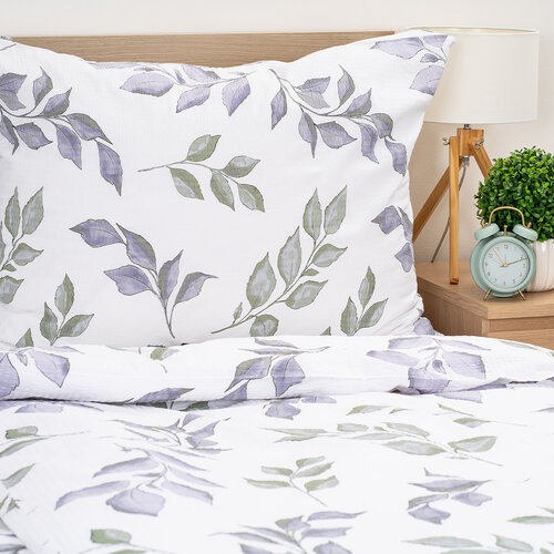 4Home Krep posteljnina Soft Leaves, 140 x 220 cm, 70 x 90 cm
