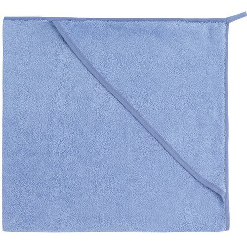 Ręcznik kąpielowy dla bobasów z kapturkiem jasnoniebieski, 80 x 80 cm