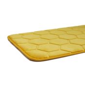 Covoraș din spumă cu memorie Domarex Honeycomb, galben, 38 x 58 cm