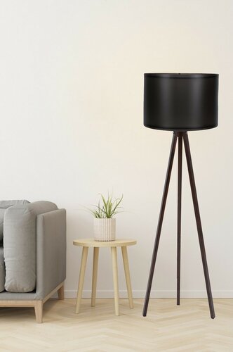 Stojací lampa Tripod Black Walnut 104