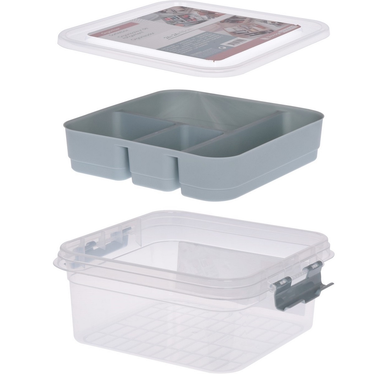 Storage Solutions Organizator plastic, 26 x 24 x 11 cm