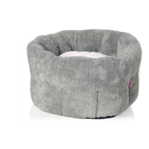Legowisko Tommi dla małych psów i kotów Donutszary, 38 x 35,5 x 20 cm
