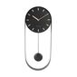 Karlsson 5822BK Designové kyvadlové nástěnné hodiny, 50 cm