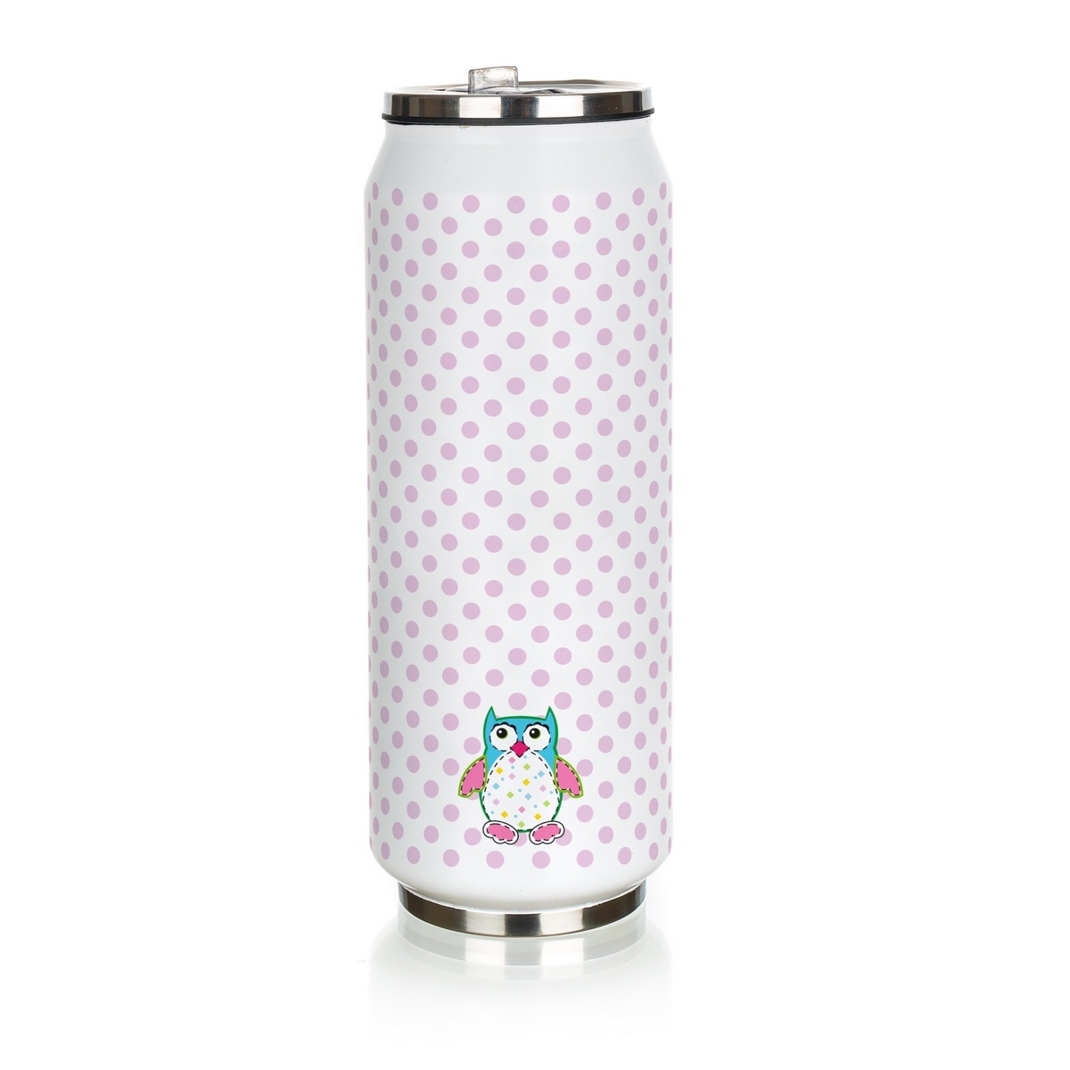 Termos Banquet Be cool Owl 430 ml, roz