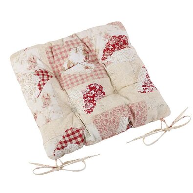 Bellatex Sedák Ema Patchwork Srce roza, 40 x 40 cm