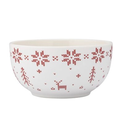 Altom Porcelanska skleda Grenlandia 13 cm, 600 ml,rdeča