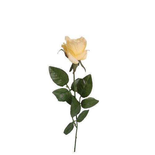 Umělá kytice Růží žlutá, 67 cm, 12 ks