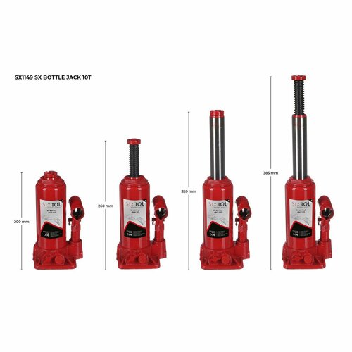 Sixtol Hidravlični dvigalo SX BOTTLE JACK, 10 t