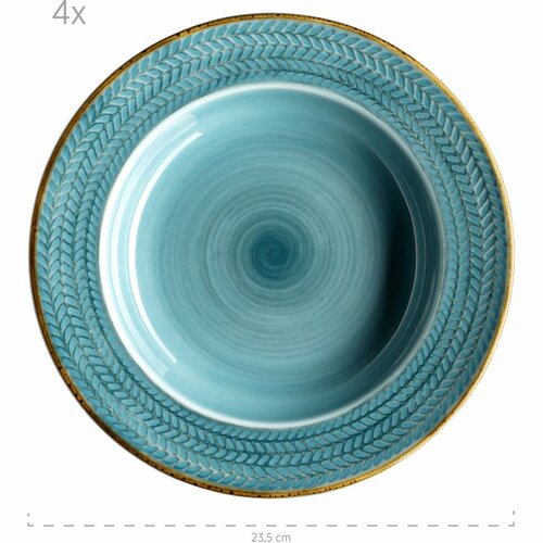 Mäser Set de cafea 12 piese PROSPERO – turcoaz