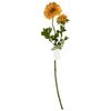 Umělá květina Gerbera 60 cm, žlutá