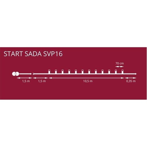 Łańcuch świetlny Plamen biały, 16 żarówek LED Filament, podstawowy