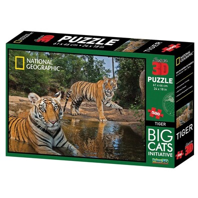 3D puzzle National Geographic tygr, 500 dílků